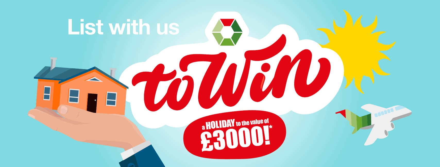 List your property with Swoffers for the chance to win £3000!